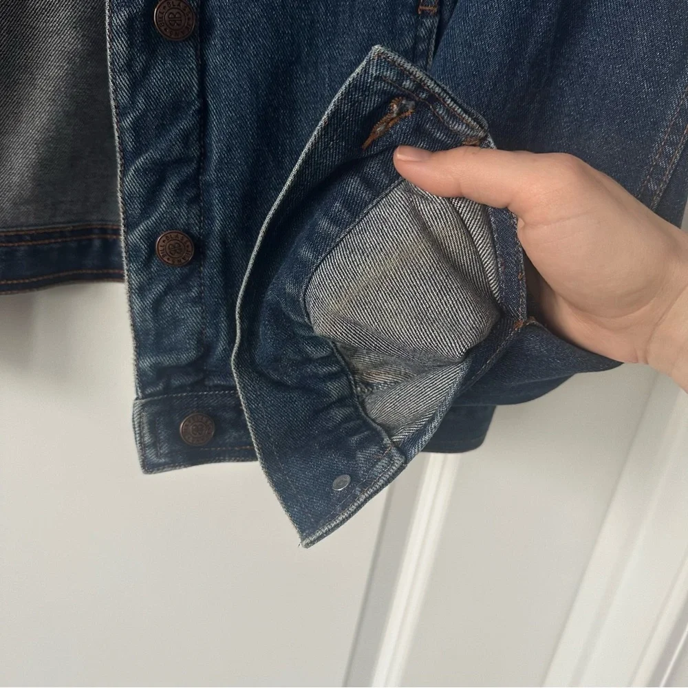 Vintage Bill Blass Dark Denim Jacket - Picture 3 of 5